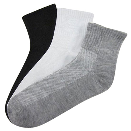 5 Pairs Men Business Breathable Socks Thermal Soft Cotton Blended Casual Sport Sock Grey