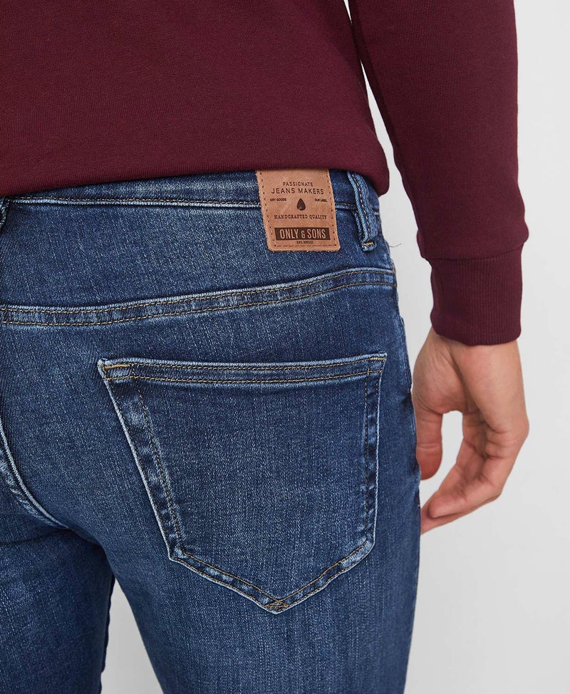 Basic Slim Jeans Blue