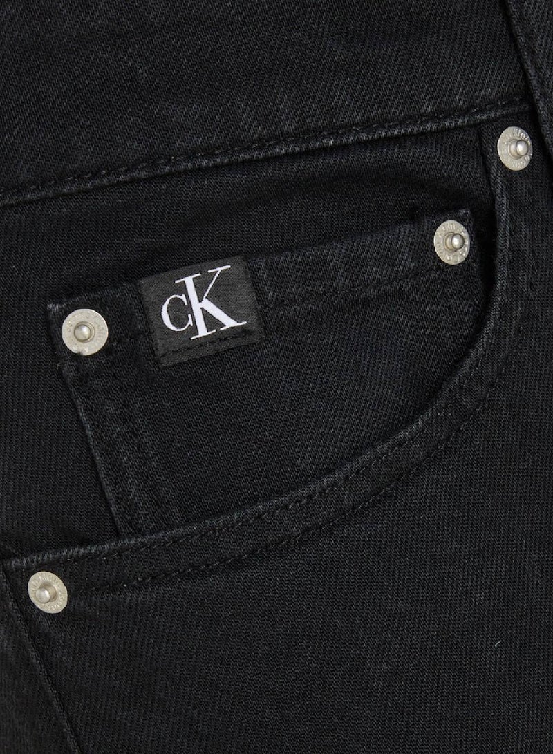 Calvin Klein Jeans Men's Jeans - Slim Taper - Casual Bottoms - Cotton , Black