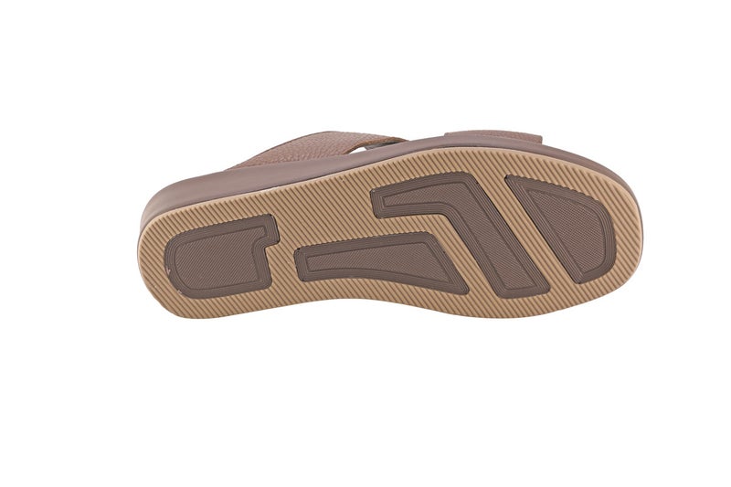 Stylish Slip-On Casual Sandals Brown