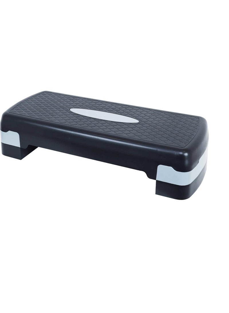 Spall Fitness Aerobic Step Exercise Step Full And Compact Sizes Workout Deck With Adjustable Riser Height And Non Slip Textured Surface
