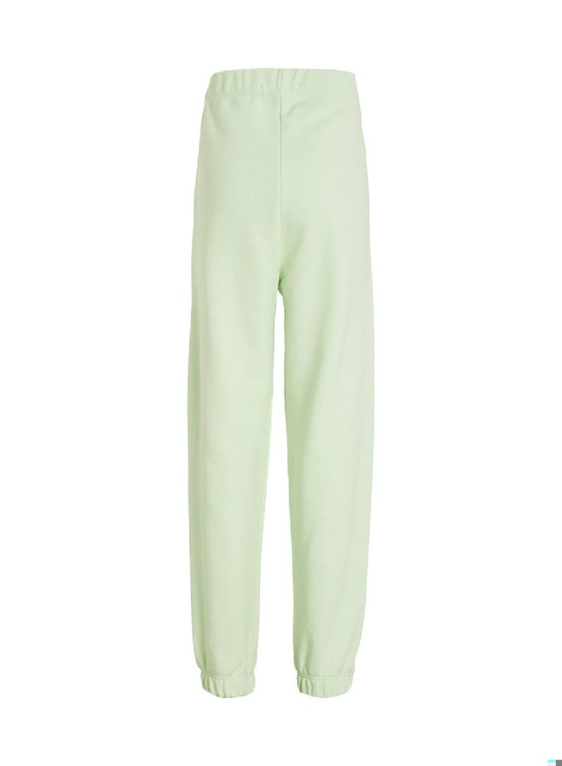 Calvin Klein Jeans Kids, Girls' Sweatpants - Sportswear - Cotton , Green