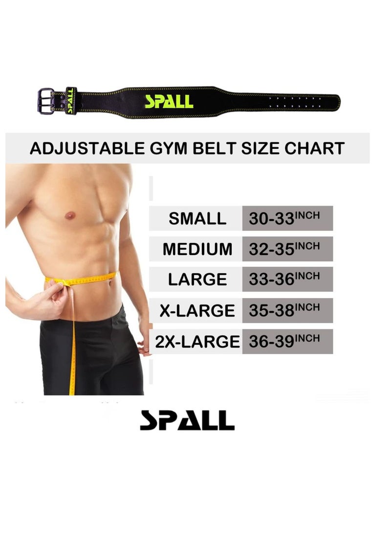 Weight Lifting Leather Belt Adjustable 6 Inch Home Body Waist Strength Training Squat Gym Excercise Workout Fitness Weight Lifting Equipment