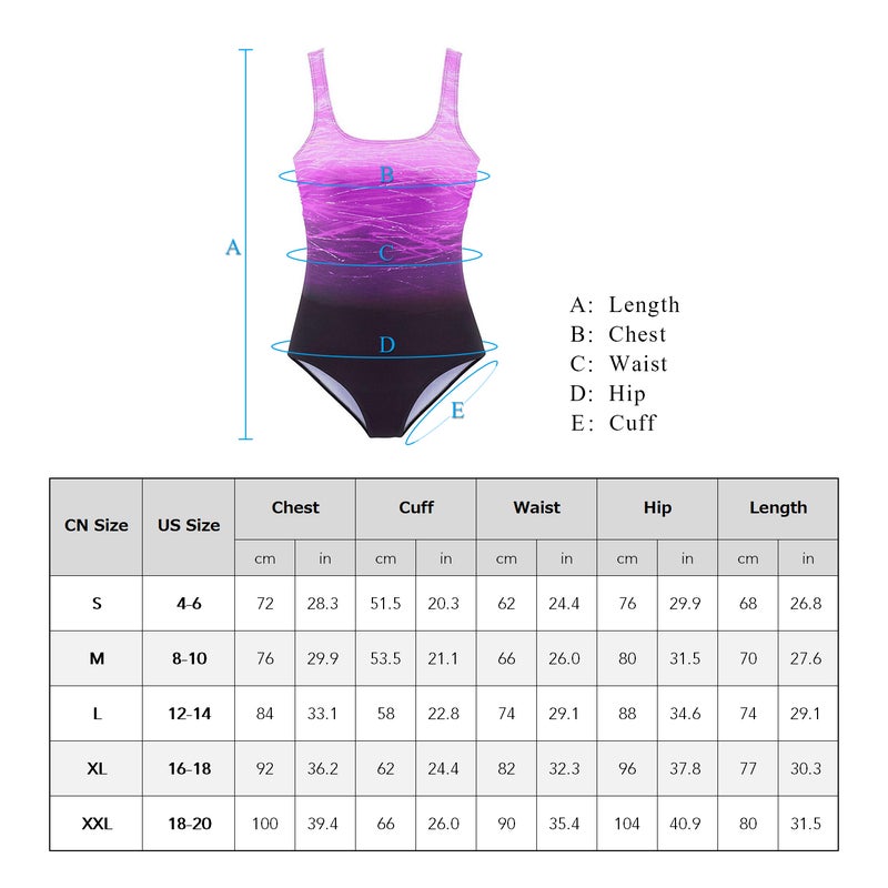 Women One Piece Swimsuit with Detachable Padded Cups X Back Swimming Suit 25.0x20.0x4.0cm