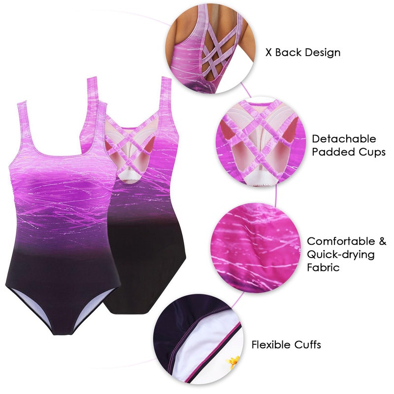 One Piece Swimsuit With Detachable Padded Cups 25.0x20.0x4.0cm