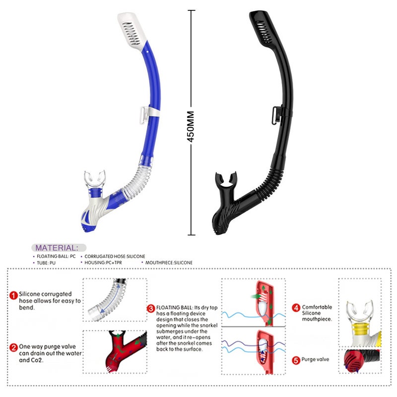 Snorkel Goggles With Pair Of Swimming Fins 70.0x27.8x0.1cm