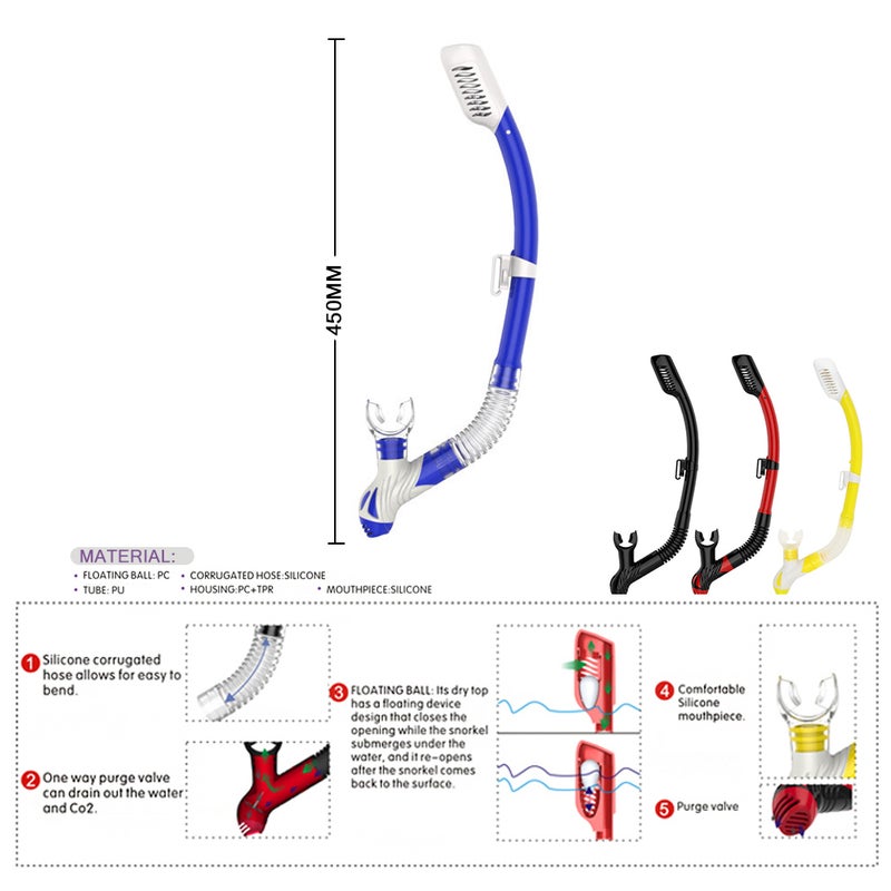 Snorkel Goggles With Pair Of Swimming Fins 52.0x27.8x1.0cm