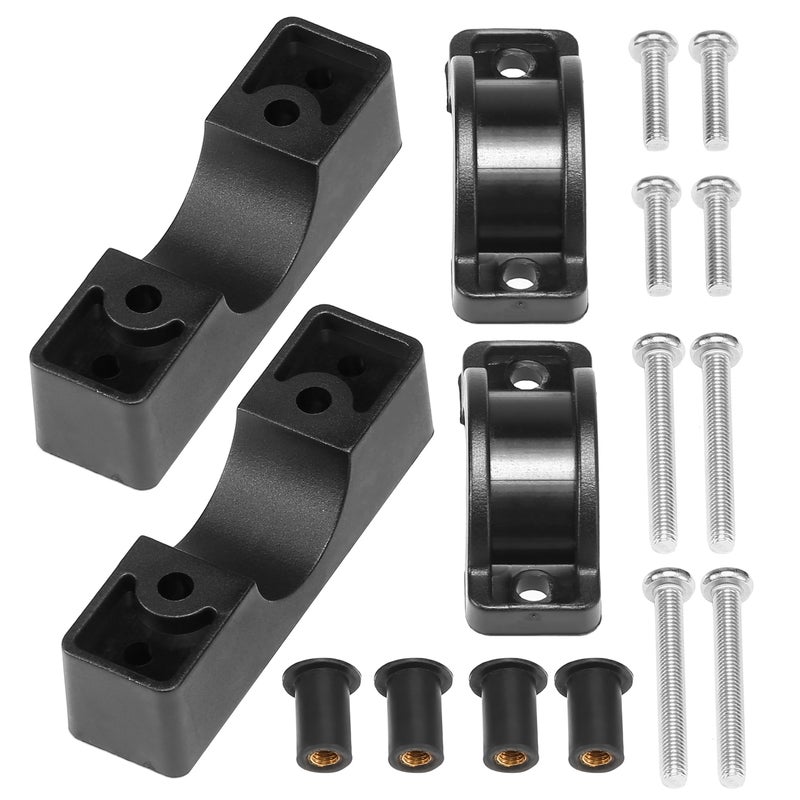 2-Piece Kayak Pole Bracket Holder 14.0x8.0x2.5cm