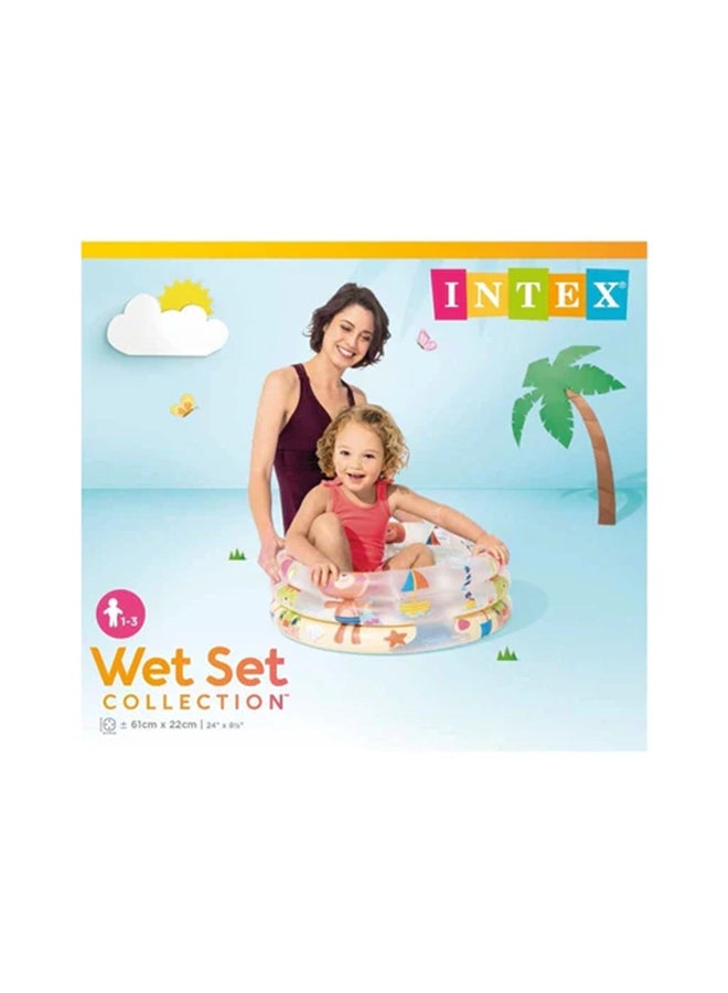 Beach Buddies 3-Ring Baby Pool 61x22cm