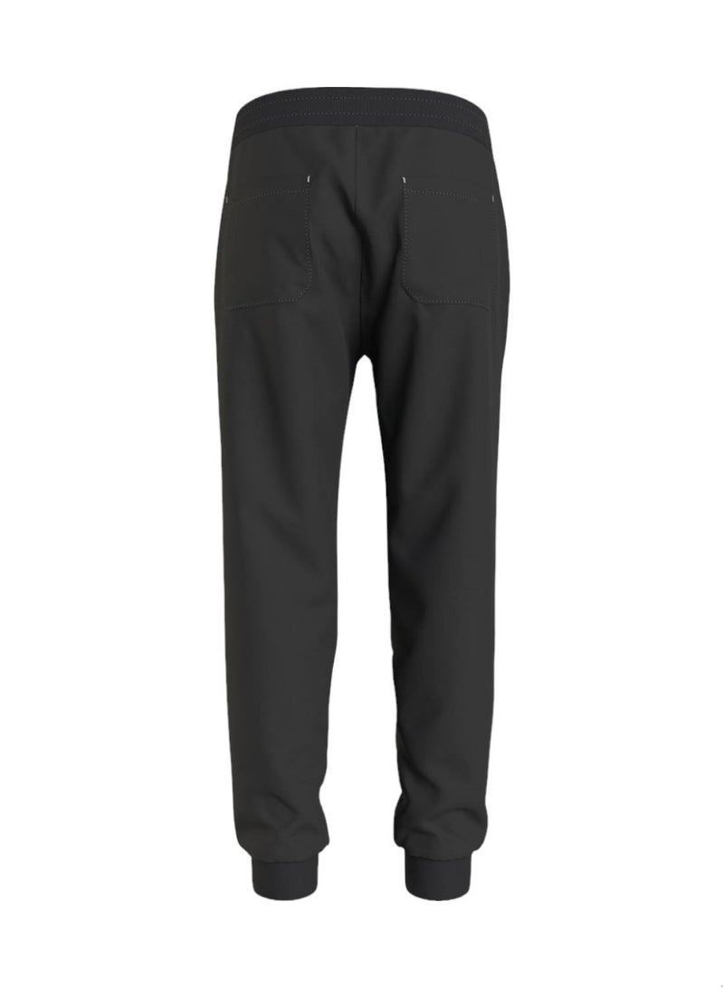 Calvin Klein Jeans Kids, Boys' Sweatpants - Sportswear - Cotton , Black