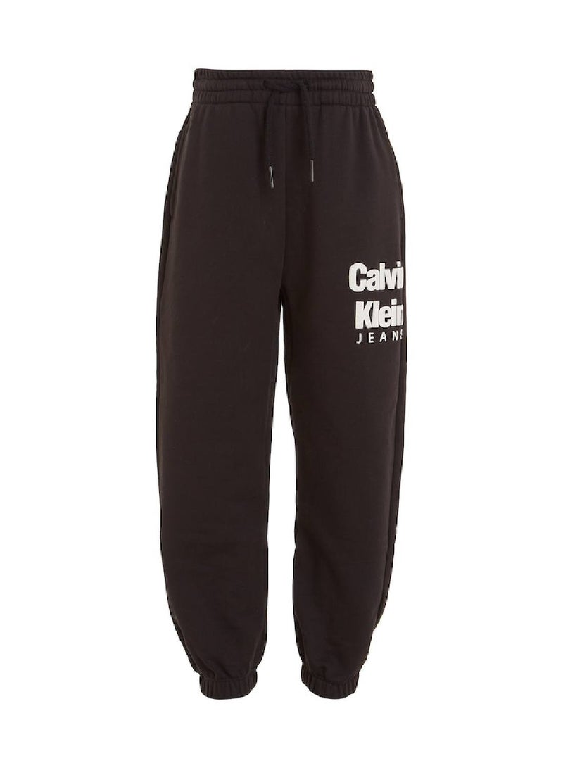 Calvin Klein Jeans Kids, Boys' Joggers - Casual - Sportswear - Cotton , Black