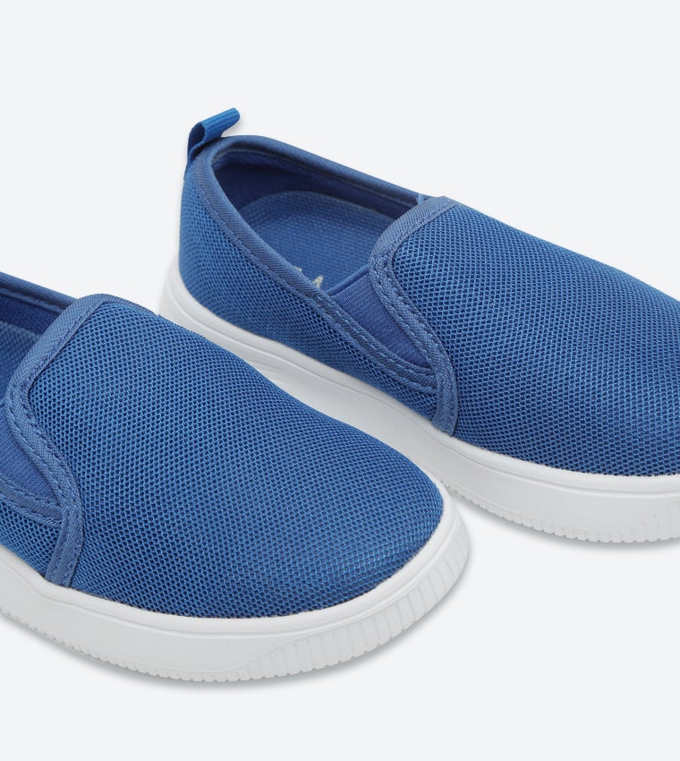 Infant Boys Mesh  Slip Ons Blue