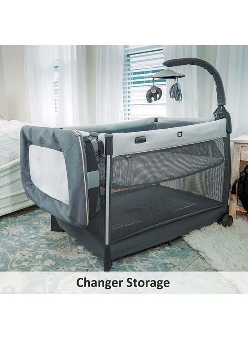Lullaby Zip Playard 0M-4Y, Driftwood
