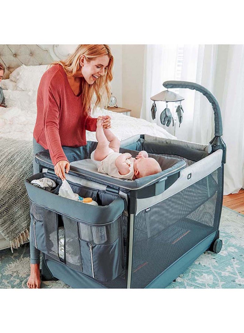 Lullaby Zip Playard 0M-4Y, Driftwood