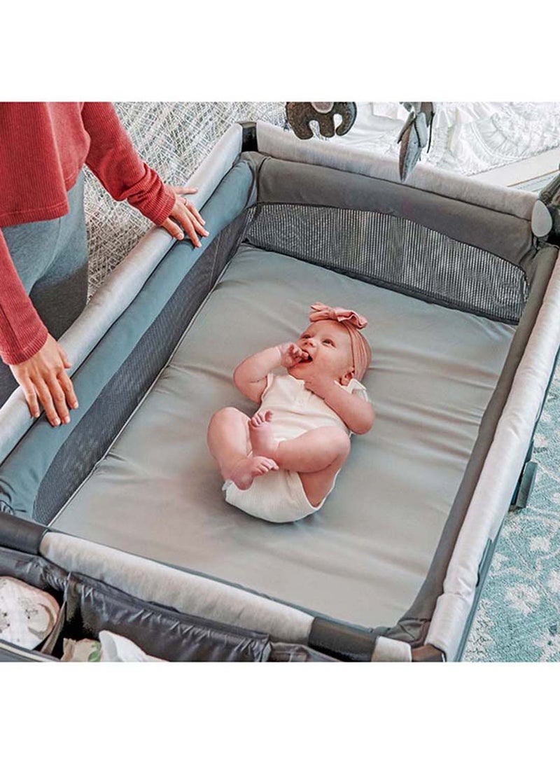 Lullaby Zip Playard 0M-4Y, Driftwood