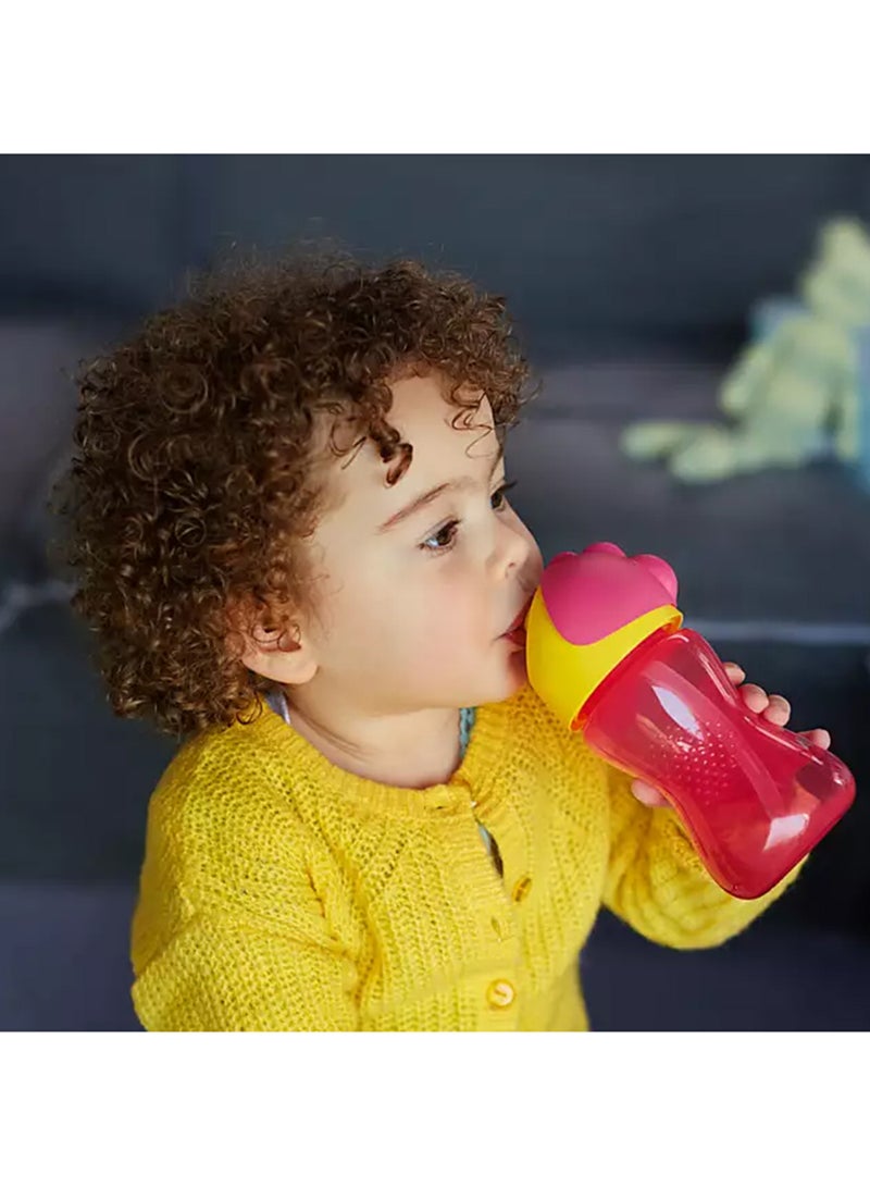 Sippy Cup For Toddlers And Babies, 300Ml/10Oz, Bpa Free (Model Scf798/02) - Pink And Orange