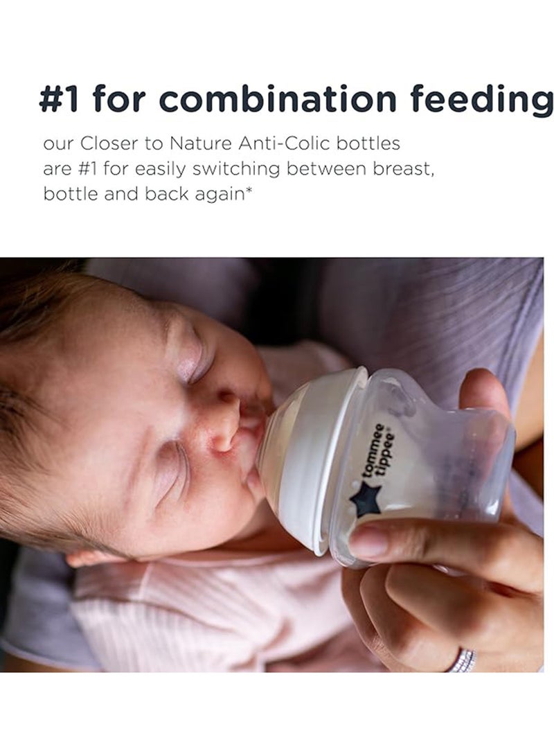 Pack Of 2 Baby Closer To Nature Feeding Bottle 340 ML - White