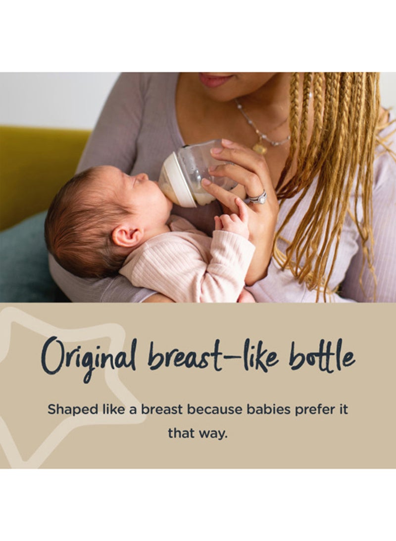 Pack Of 2 Baby Closer To Nature Feeding Bottle 340 ML - White