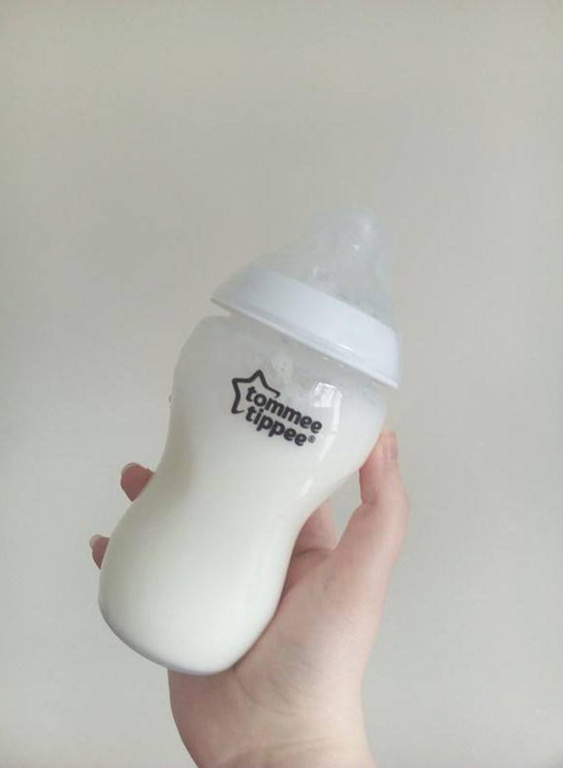 Pack Of 2 Baby Closer To Nature Feeding Bottle 340 ML - White