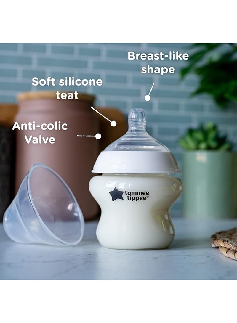 Pack Of 2 Baby Closer To Nature Feeding Bottle 340 ML - White