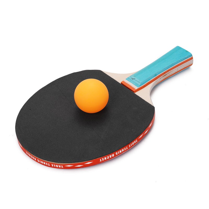 4-Piece Table Tennis Racket And Balls Set 25.0x20.0x3.0cm