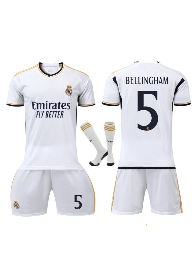 Children's football jersey youth real madrid football sportswear suit