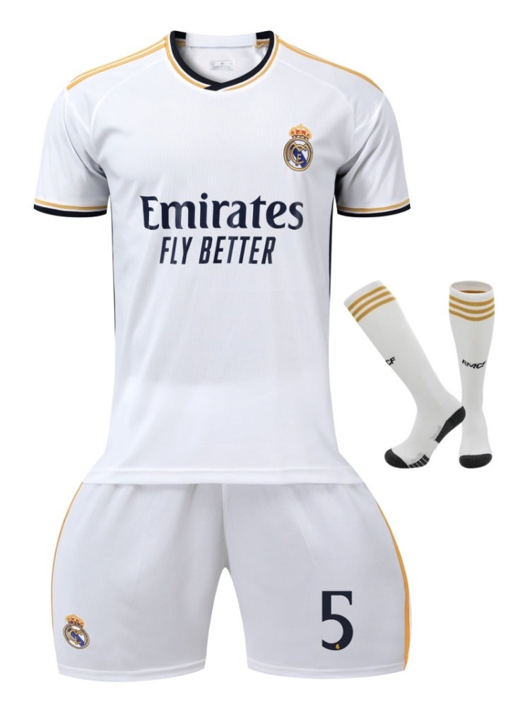 Children's football jersey youth real madrid football sportswear suit