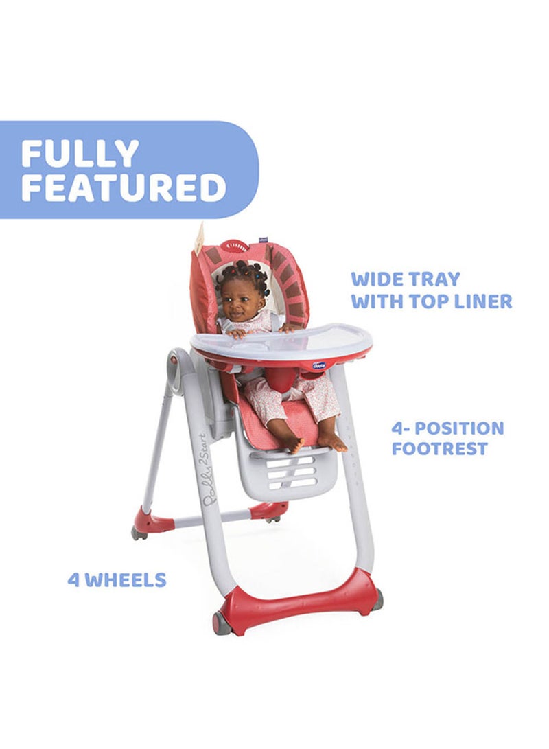 Polly 2 Start Highchair 0M-3Y - Lion
