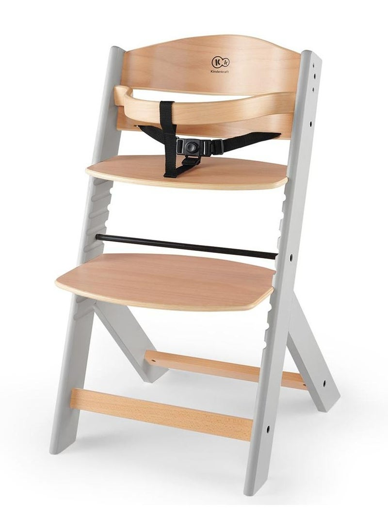 Enock High Chair,Grey Legs