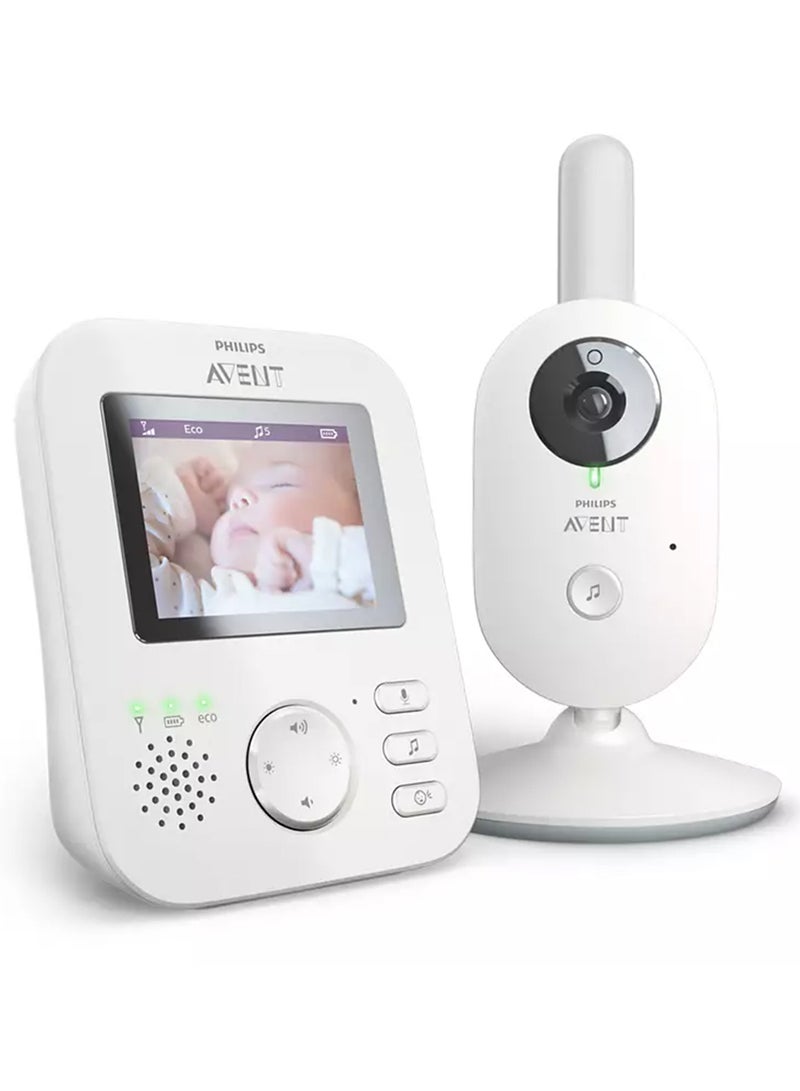 Philips Avent Advanced Digital Baby Monitor, Scd833, 05, Wired - White