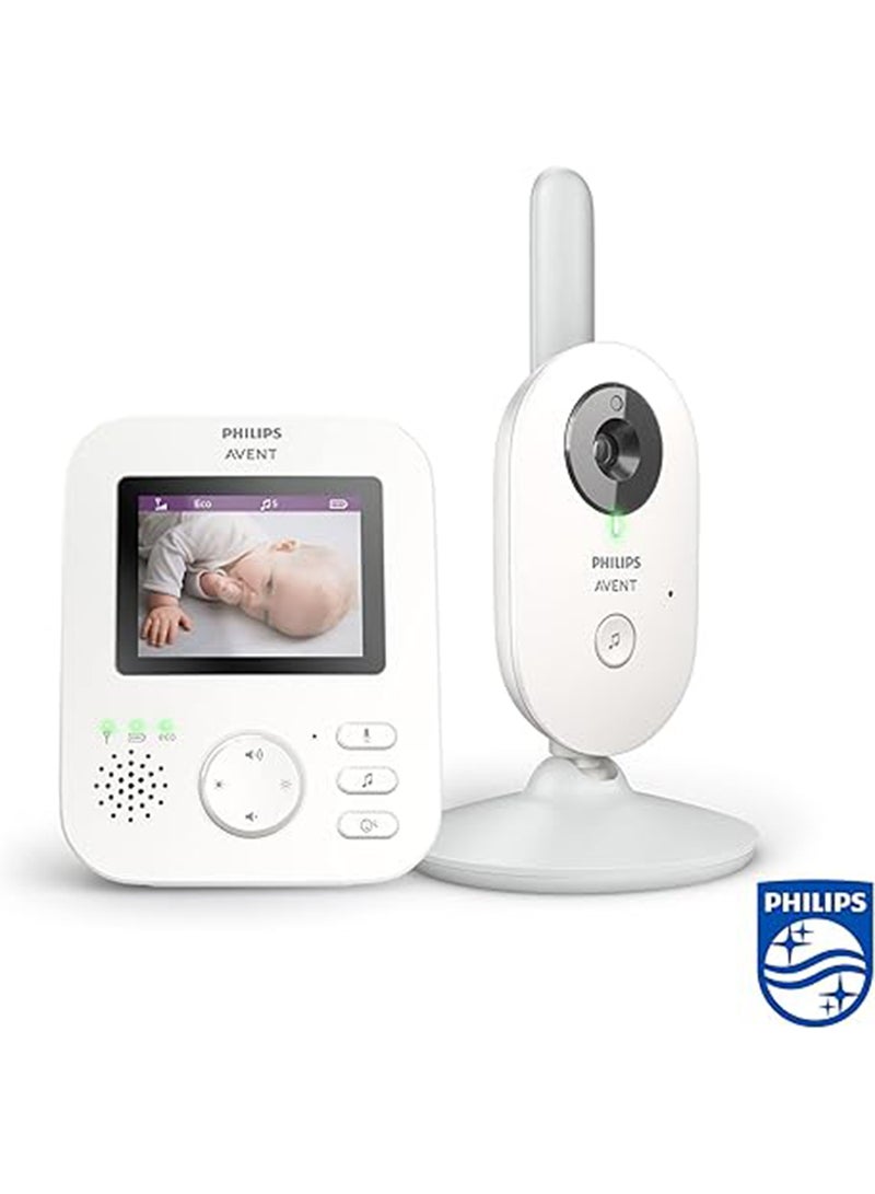 Philips Avent Advanced Digital Baby Monitor, Scd833, 05, Wired - White