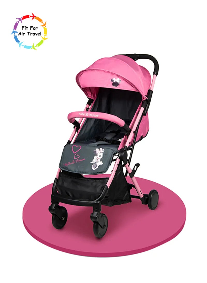 Princess Travel Stroller With Storage Basket