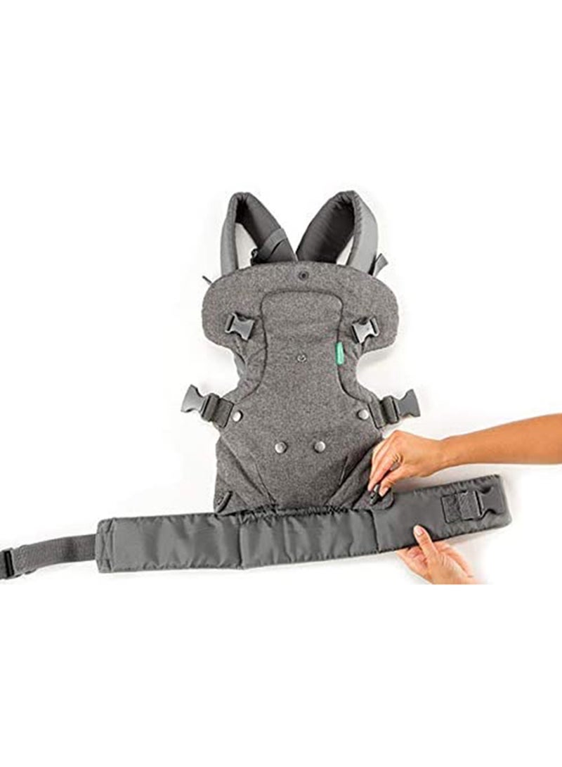 4-In-1 Flip Advanced Convertible Baby Carrier, Grey, 8 Kg To 36 Kg