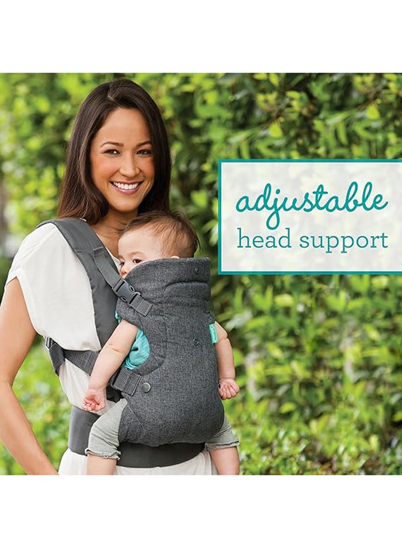 4-In-1 Flip Advanced Convertible Baby Carrier, Grey, 8 Kg To 36 Kg