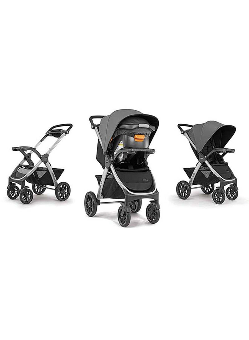 Mini Bravo Plus Travel System 0M-3Y, Slate