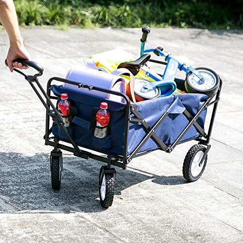 Heavy Duty Foldable Trolley Blue