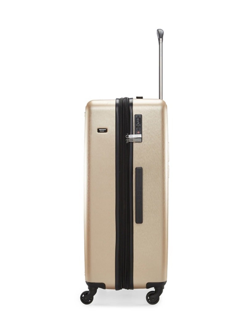 Dkny New Yorker Hardside Luggage on Wheels for Unisex | Ultra Lightweight ABS on with Spinner Wheels 4 Color Champagne