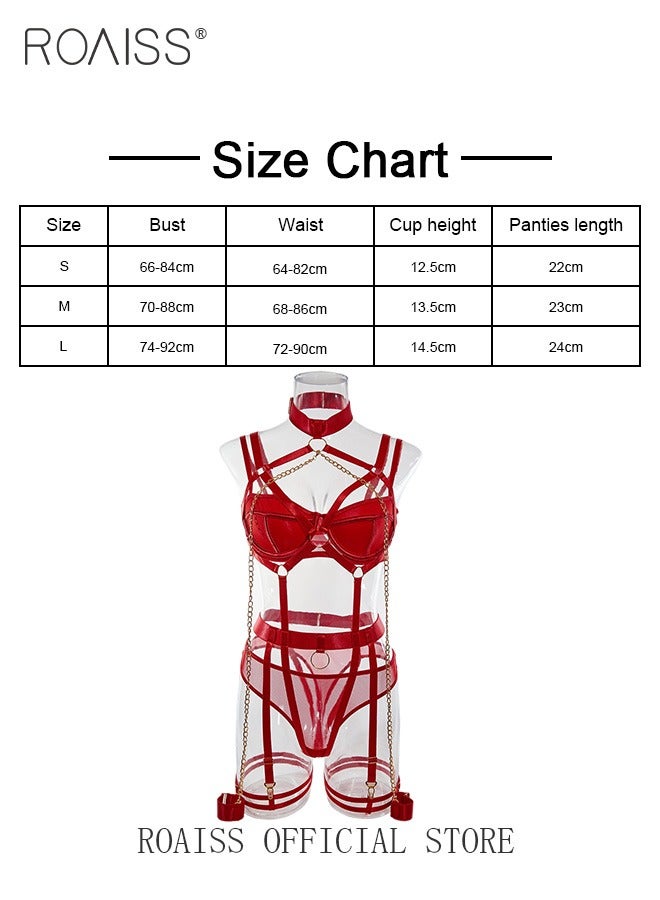 Women's Halter Bandage Lace-Up Underwear Drawstring Clothing Underwear Set Ladies Bodysuit for Women Wife Girlfriend