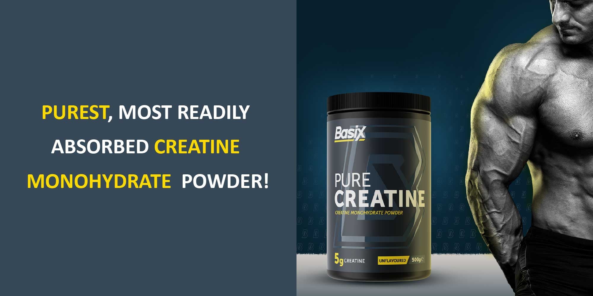 Pure Creatine Unflavored 500 Gm