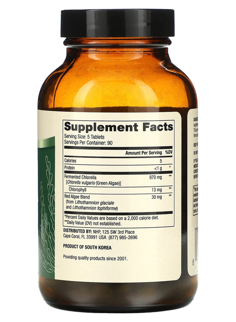 Fermented Chlorella Dietary Supplement - 450 Tablets