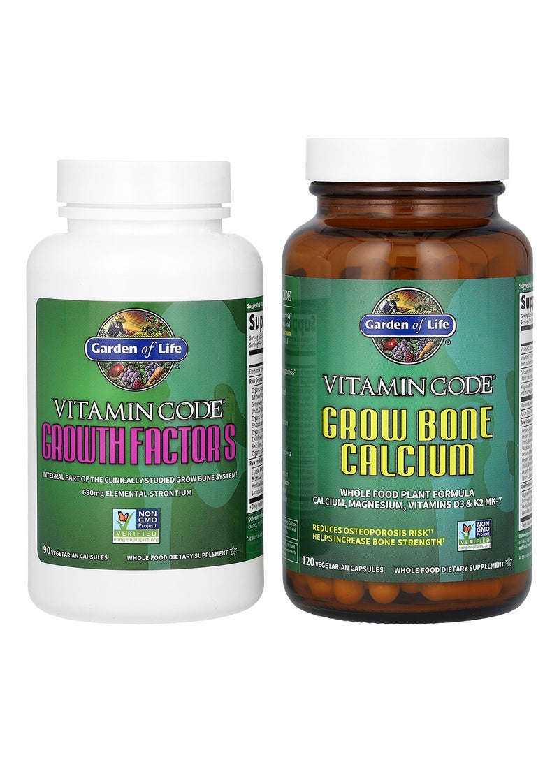 Vitamin Code, Grow Bone System, 2 Bottles, 120+90 Capsules