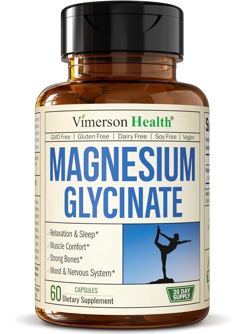 Vimerson Health, Magnesium Glycinate, Dietary Supplement - 60 Capsules