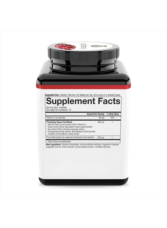 Resveratrol Antioxidant Formula 290 Tablets