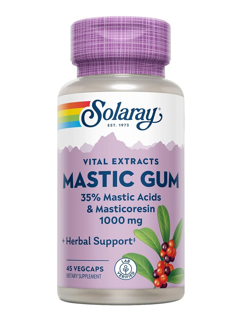 SOLARAY Vital Extracts Mastic Gum Extract 45 VegCaps