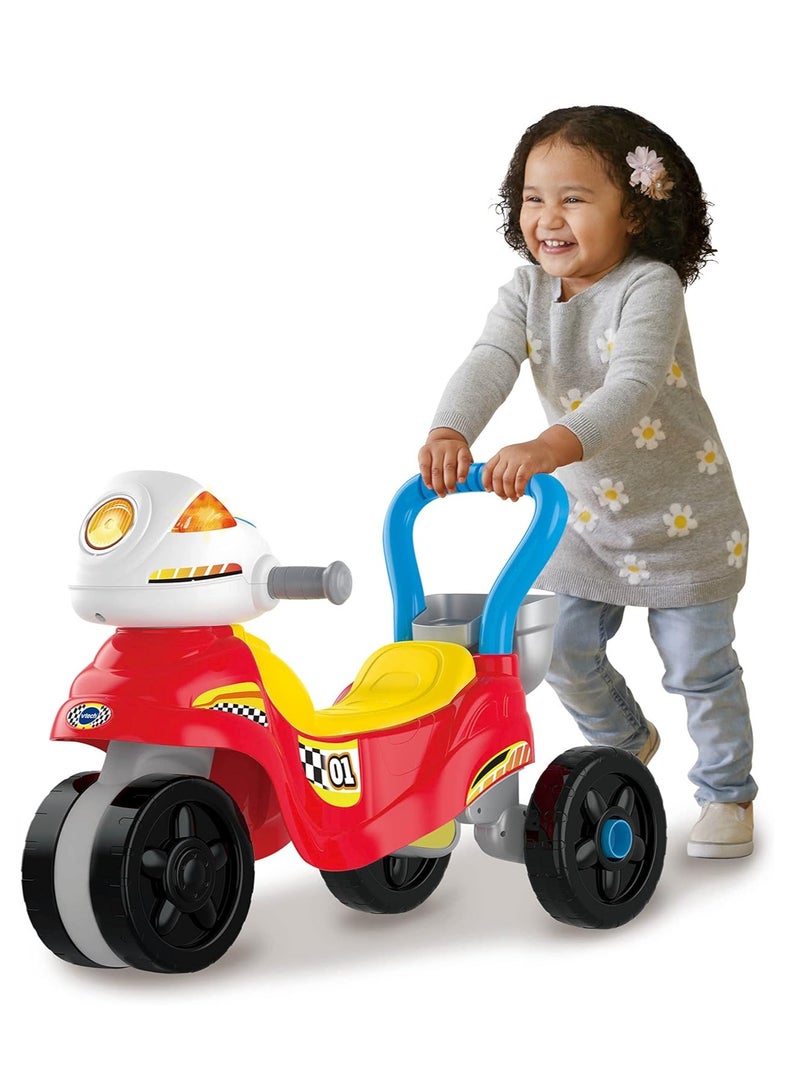 VTech 3-in1 Ride with Me Motorbike Walker Ride On