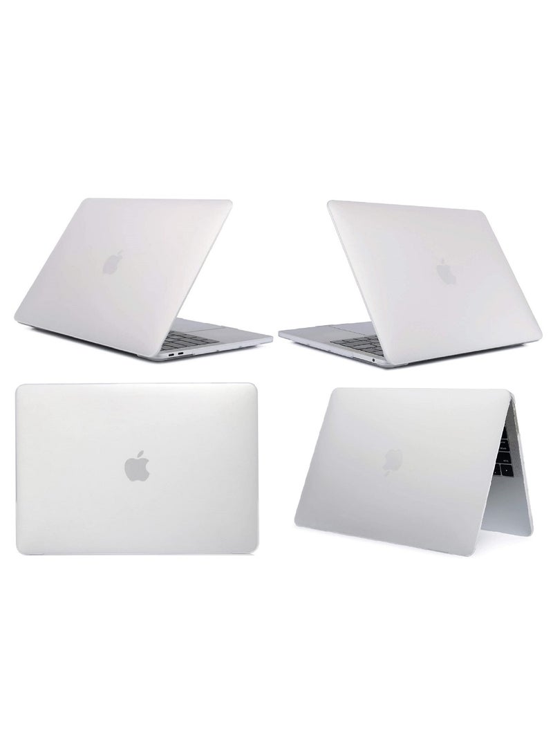 MacBook Air 13 inch Case 2019 2018 Release A1932 with Retina Display Plastic Hard Shell & Keyboard Cover & Screen Protector Only Compatible New MacBook Air 13 White