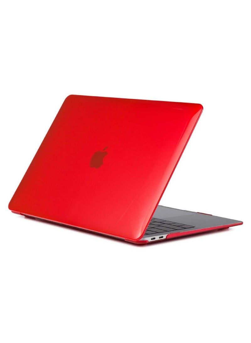 Hard Shell Protective Case Cover Compatible with MacBook Pro 16-Inch Model: A2141 (MVVJ2xx/A, MVVK2xx/A, MVVL2xx/A, MVVM2xx/A) Retina Display with Touch Bar Touch ID, Red