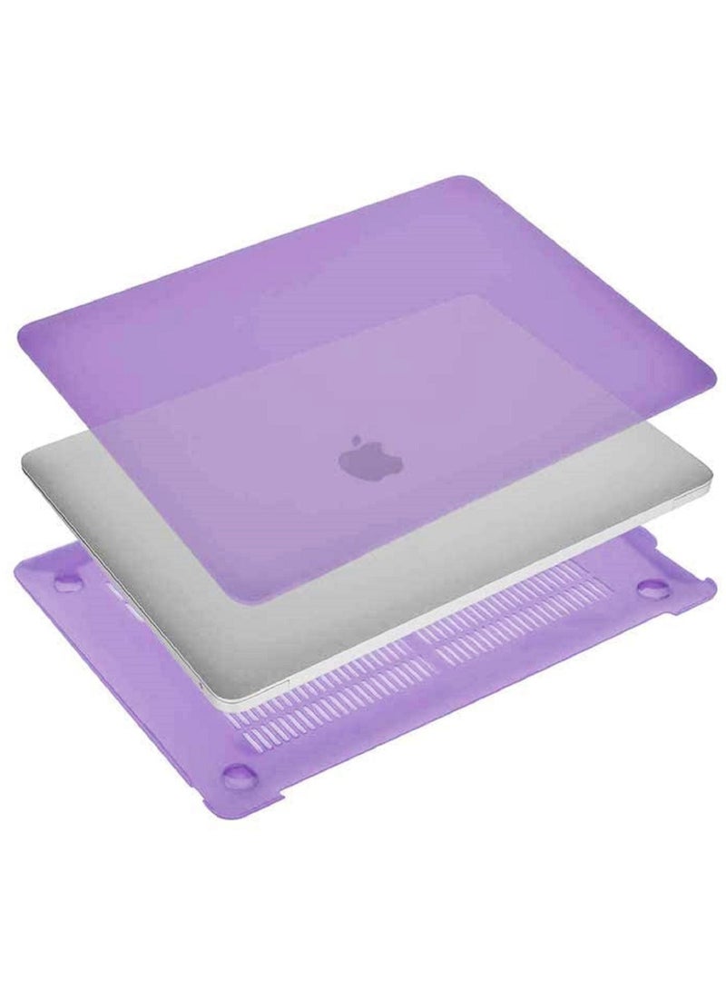 Hard Shell Protective Case Cover Compatible with MacBook Pro 16-Inch Model: A2141 (MVVJ2xx/A, MVVK2xx/A, MVVL2xx/A, MVVM2xx/A) Retina Display with Touch Bar Touch ID, Purple