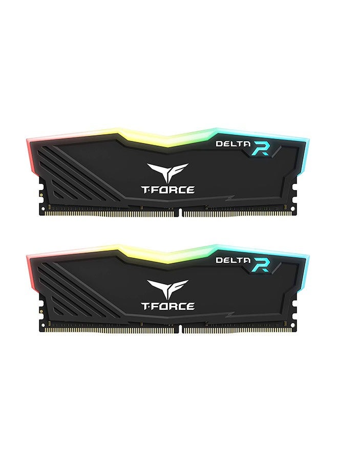 TeamGroup 16GB(8GBx2) RGB DDR4 RAM for Gaming Upto 3600MHz Desktop Gaming Memory | BLACK