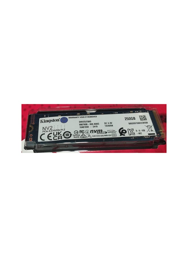 Kingston 250GB NV2 M.2 2280 PCIe 4.0 NVMe SSD up to 3000/1300MB/s 256 GB